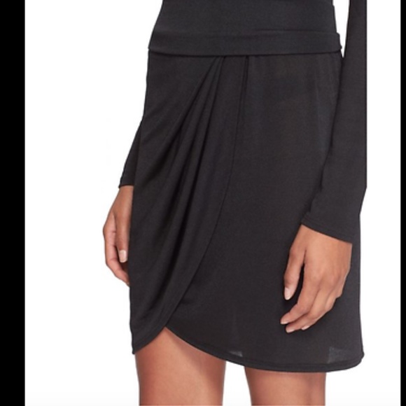 NWT $245 THE KOOPLES SPORT BLACK SHINY MELANGE JERSEY SHEATH DRESS 3 - Picture 4 of 6